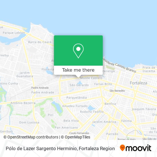 Pólo de Lazer Sargento Hermínio map