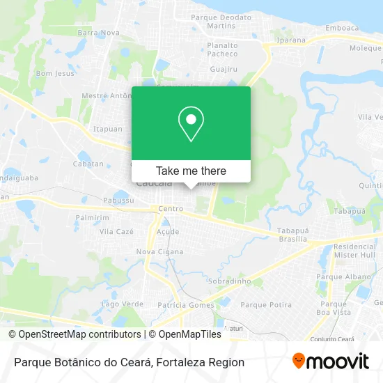 Parque Botânico do Ceará map