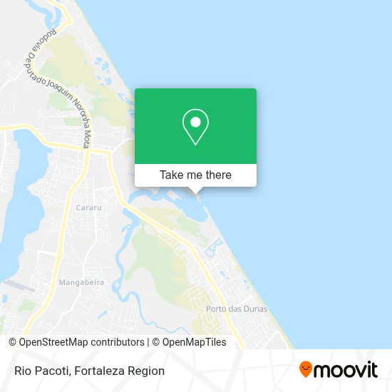 Rio Pacoti map