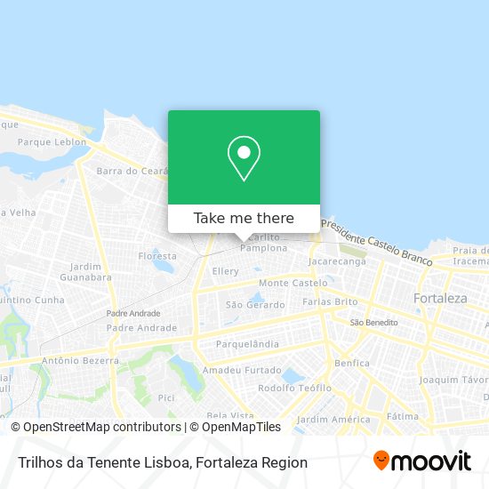 Trilhos da Tenente Lisboa map