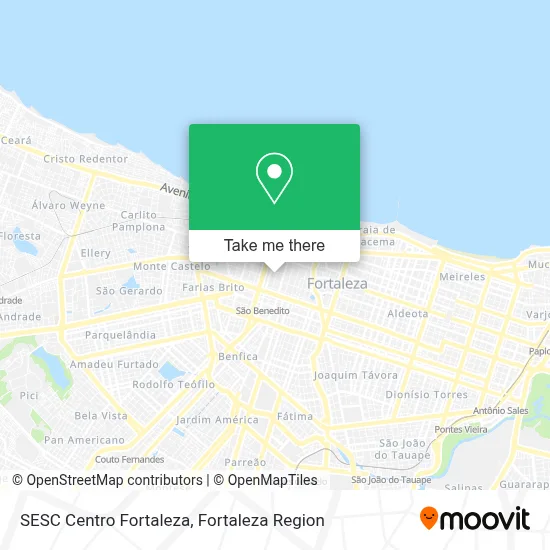 SESC Centro Fortaleza map