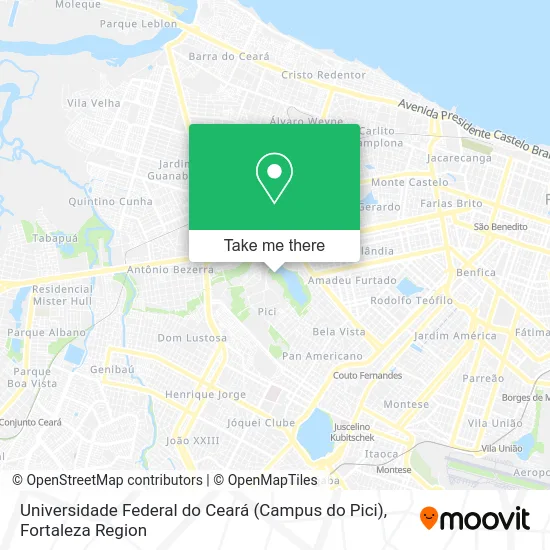 Universidade Federal do Ceará (Campus do Pici) map