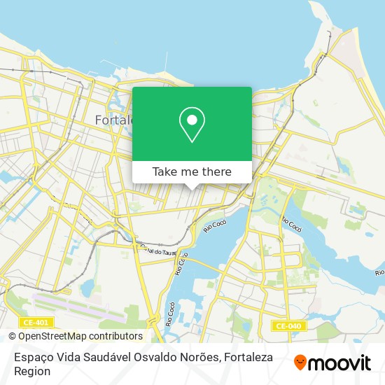 Espaço Vida Saudável Osvaldo Norões map