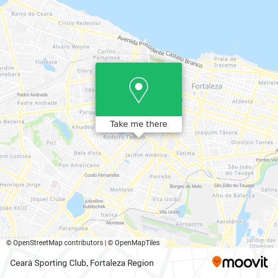 Ceará Sporting Club map
