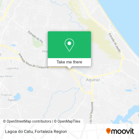 Lagoa do Catu map