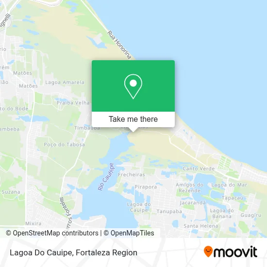 Lagoa Do Cauipe map