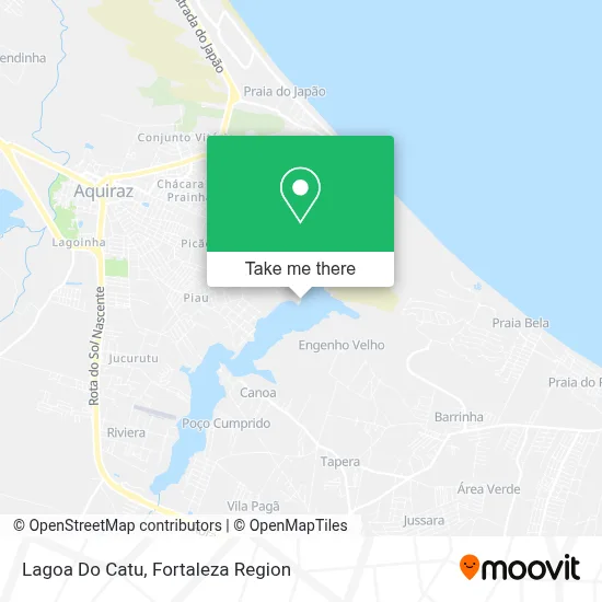 Lagoa Do Catu map