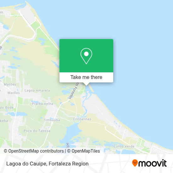 Lagoa do Cauipe map