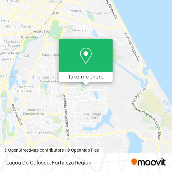 Lagoa Do Colosso map