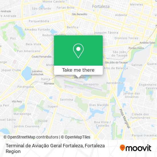 Terminal de Aviação Geral Fortaleza map