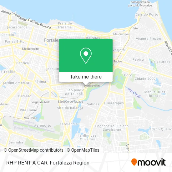 RHP RENT A CAR map