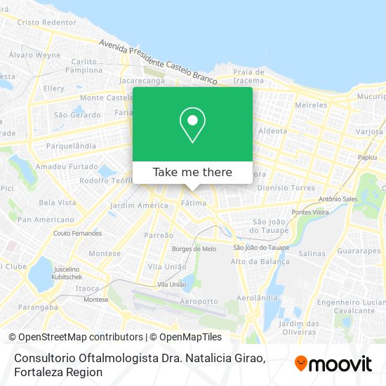 Consultorio Oftalmologista Dra. Natalicia Girao map
