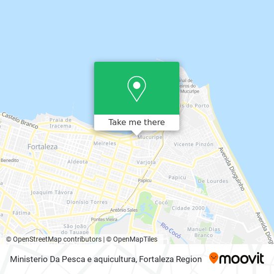 Ministerio Da Pesca e aquicultura map