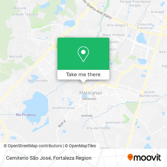 Mapa Cemiterio São José