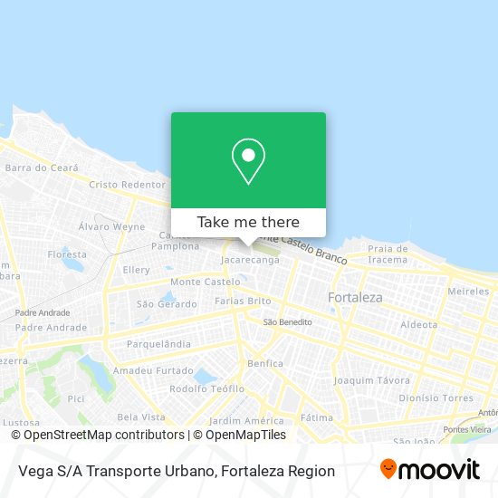 Vega S/A Transporte Urbano map