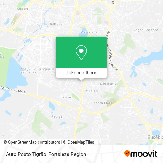 Auto Posto Tigrão map