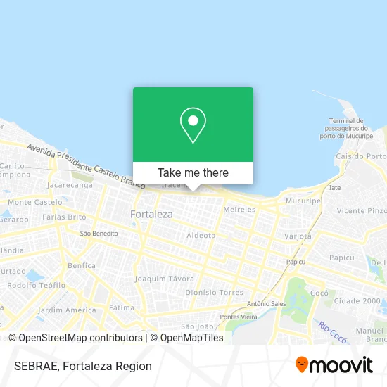 SEBRAE map