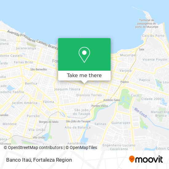 Banco Itaú map