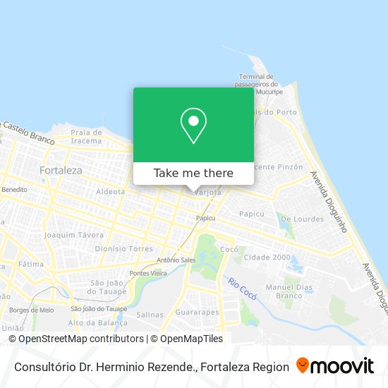 Consultório Dr. Herminio Rezende. map