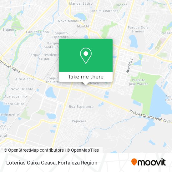 Loterias Caixa Ceasa map