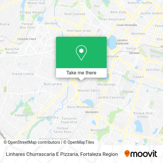Linhares Churrascaria E Pizzaria map