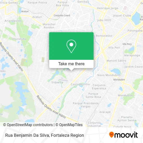 Rua Benjamin Da Silva map