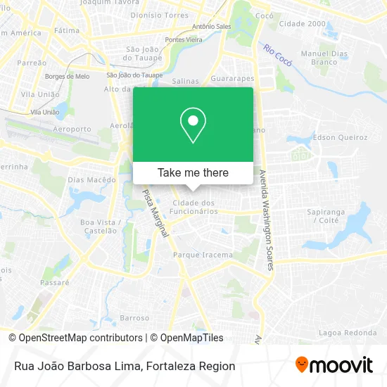 Rua João Barbosa Lima map
