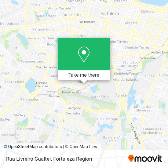 Rua Livreiro Gualter map