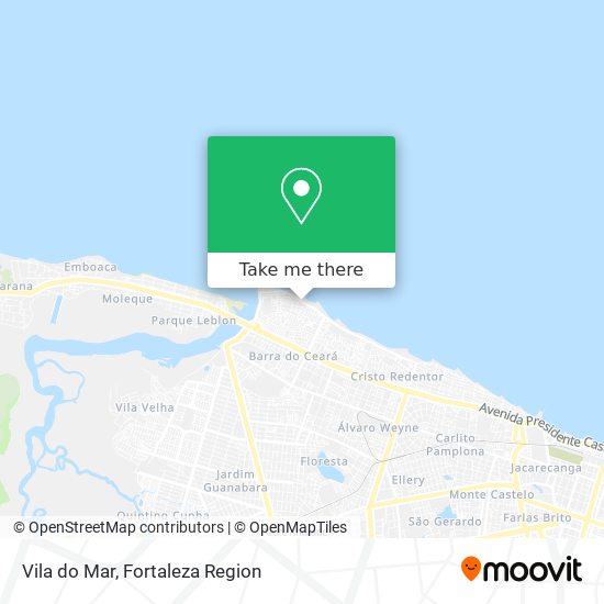 Vila do Mar map