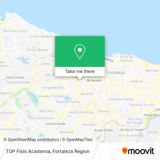 TOP Fisio Academia map