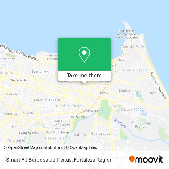 Mapa Smart Fit Barbosa de freitas