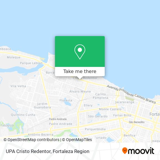 Mapa UPA Cristo Redentor