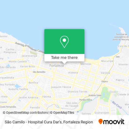 Mapa São Camilo - Hospital Cura Dar's