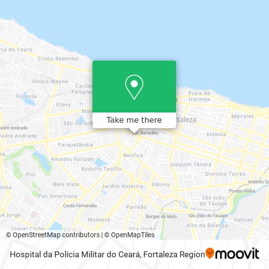 Hospital da Polícia Militar do Ceará map