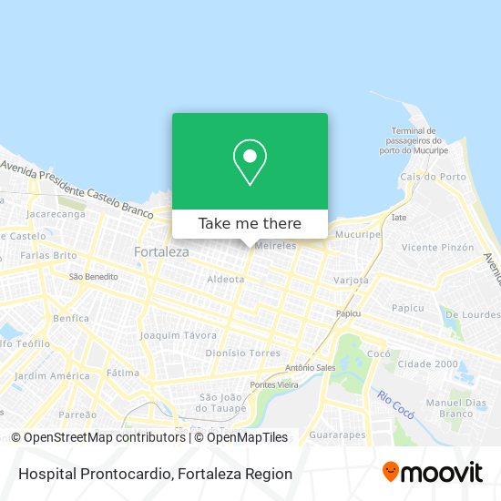 Hospital Prontocardio map