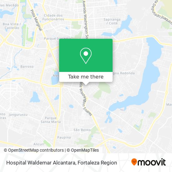 Hospital Waldemar Alcantara map