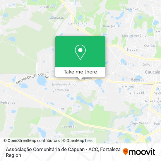 Associação Comunitária de Capuan - ACC map