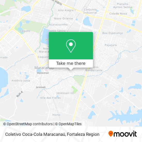 Coletivo Coca-Cola Maracanaú map