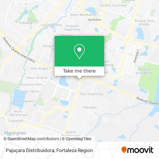 Pajuçara Distribuidora map
