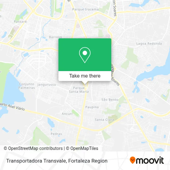 Transportadora Transvale map