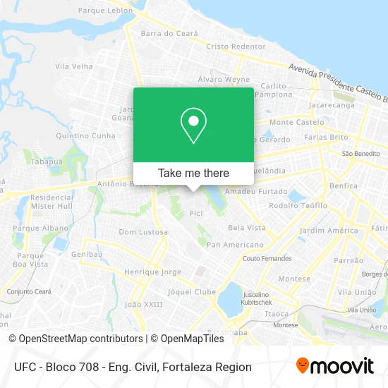 UFC - Bloco 708 - Eng. Civil map