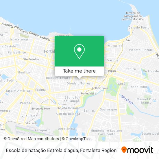 Escola de natação Estrela d'água map
