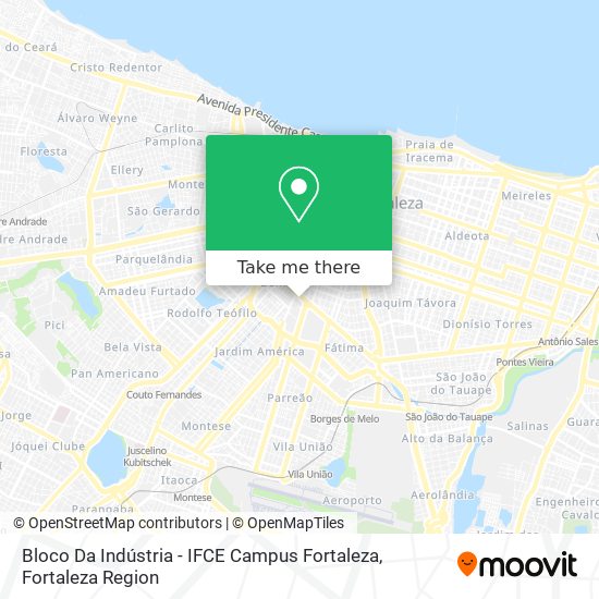 Bloco Da Indústria - IFCE Campus Fortaleza map