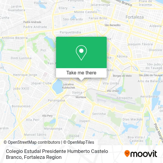 Colegio Estudal Presidente Humberto Castelo Branco map