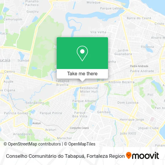 Conselho Comunitário do Tabapuá map