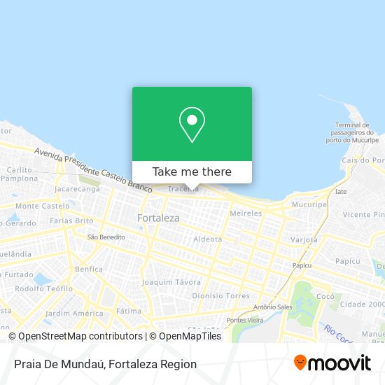 Praia De Mundaú map