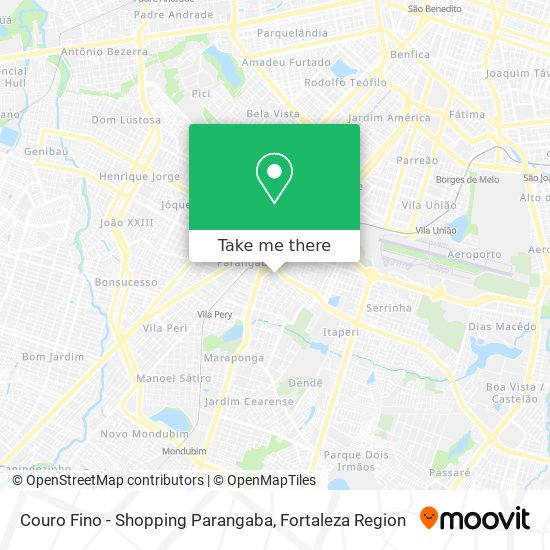 Couro Fino - Shopping Parangaba map