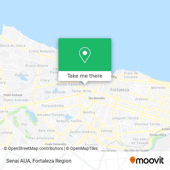 Senai AUA map