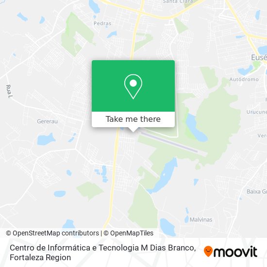 Centro de Informática e Tecnologia M Dias Branco map