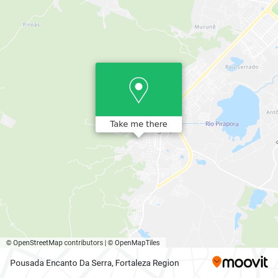 Pousada Encanto Da Serra map